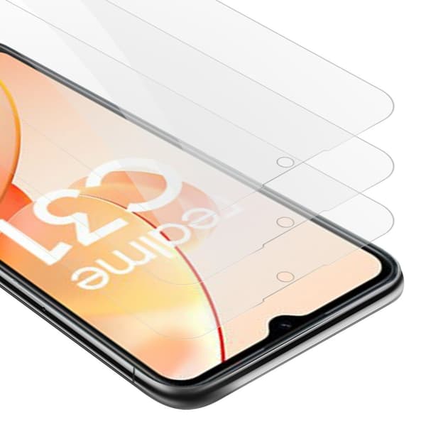 3x Skjermbeskytter Skärmskyddtil til Realme C31 Herdet Skjermglass