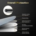 Pikkukuva 7 / 7: 3x Samsung Galaxy XCover 6 PRO Karkaistu lasi / Suojalasi näytönsuoja Suojakalvo 9H kovuudella ja 3D Touch -yhteensopivuudella