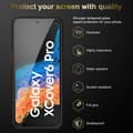 Pikkukuva 2 / 7: 3x Samsung Galaxy XCover 6 PRO Karkaistu lasi / Suojalasi näytönsuoja Suojakalvo 9H kovuudella ja 3D Touch -yhteensopivuudella