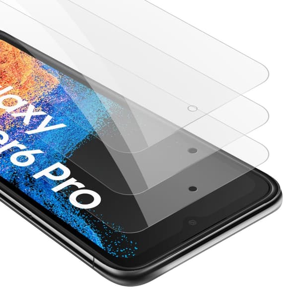 3x Samsung Galaxy XCover 6 PRO Karkaistu lasi / Suojalasi näytönsuoja Suojakalvo 9H kovuudella ja 3D Touch -yhteensopivuudella