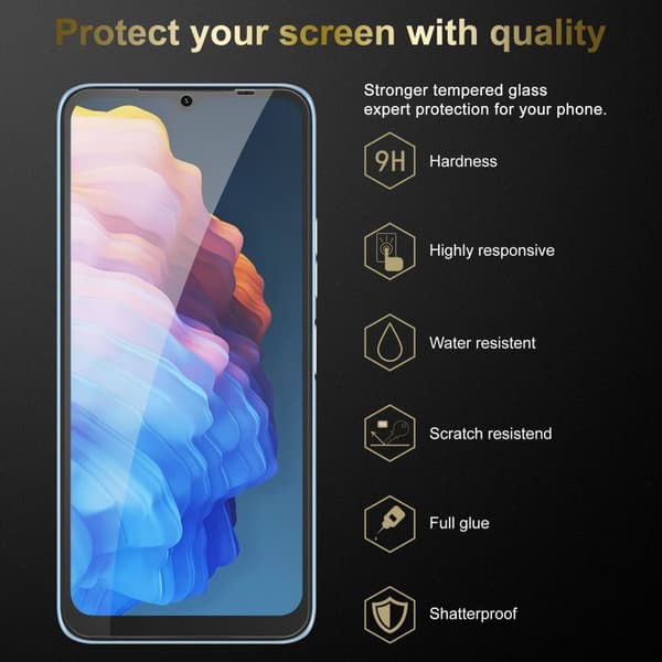 Umidigi C1 3x Skärmskydd Skyddsglas Skyddsfilm Härdat (Tempered)-glas för skydd