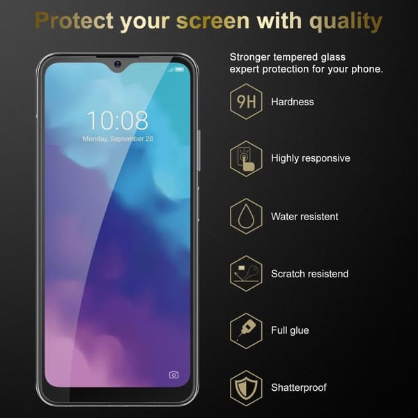 ZTE Blade V30 Vita 3x Skärmskydd Skyddsglas Skyddsfilm Härdat (Tempered)-glas för skydd