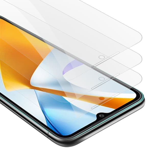 Xiaomi RedMi 10C / POCO C40 3x Skärmskydd Skyddsglas Skyddsfilm Härdat (Tempered)-glas för skydd