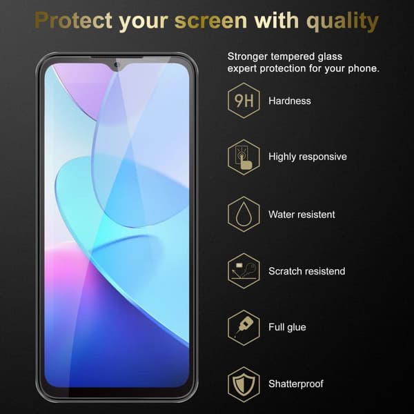 3x Oukitel C31 Karkaistu lasi / Suojalasi näytönsuoja Suojakalvo 9H kovuudella ja 3D Touch -yhteensopivuudella