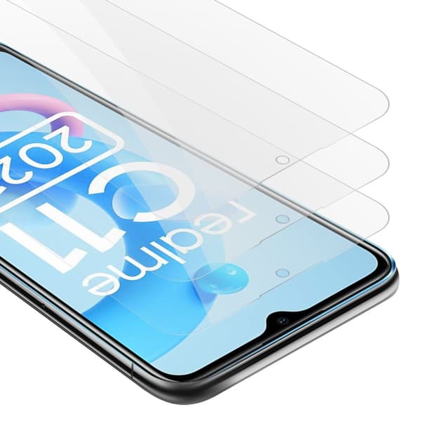 3x Skjermbeskytter Skärmskyddtil til Realme C11 2021 Herdet Skjermglass