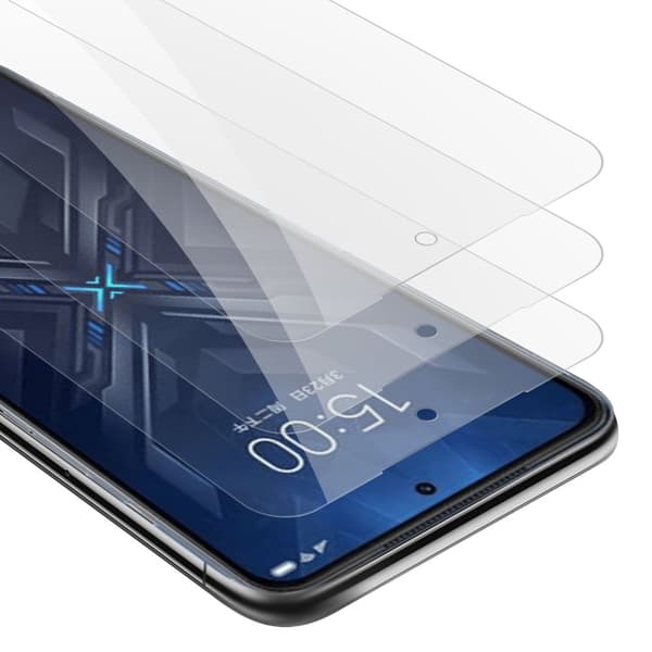 3x Xiaomi BLACK SHARK 4 / 4 PRO Karkaistu lasi / Suojalasi näytönsuoja Suojakalvo 9H kovuudella ja 3D Touch -yhteensopivuudella