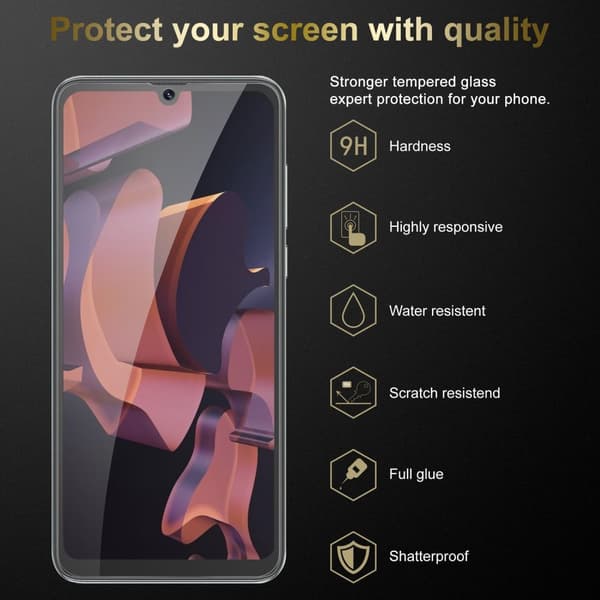 Blackview A50 4G 3x Skärmskydd Skyddsglas Skyddsfilm Härdat (Tempered)-glas för skydd