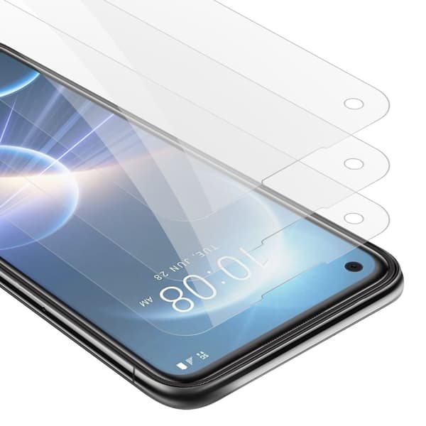 HTC Desire 22 PRO 3x Skärmskydd Skyddsglas Skyddsfilm Härdat (Tempered)-glas för skydd