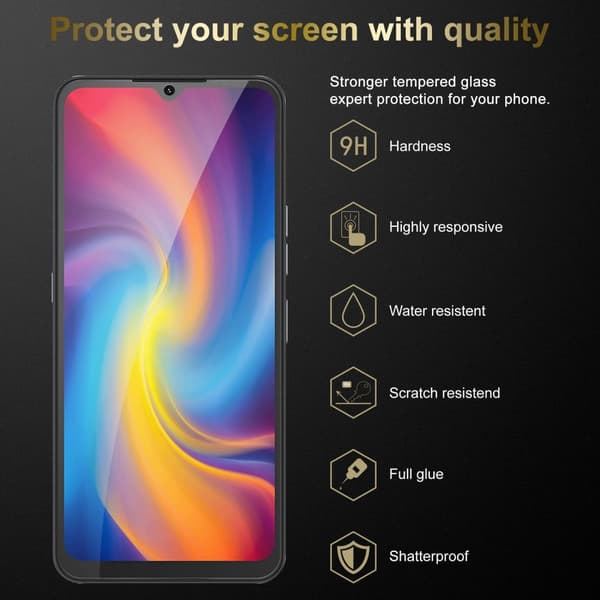 Umidigi A13 PRO 4G 3x Skärmskydd Skyddsglas Skyddsfilm Härdat (Tempered)-glas för skydd