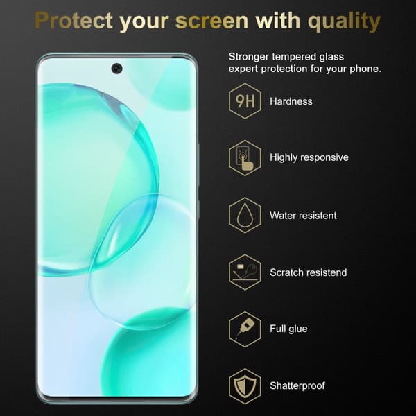 Honor X8 5G 3x Skärmskydd Skyddsglas Skyddsfilm Härdat (Tempered)-glas för skydd