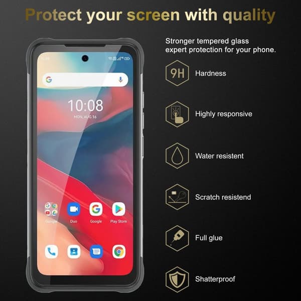 3x Umidigi Bison GT2 4G / 5G / GT2 PRO Karkaistu lasi / Suojalasi näytönsuoja Suojakalvo 9H kovuudella ja 3D Touch -yhteensopivuudella