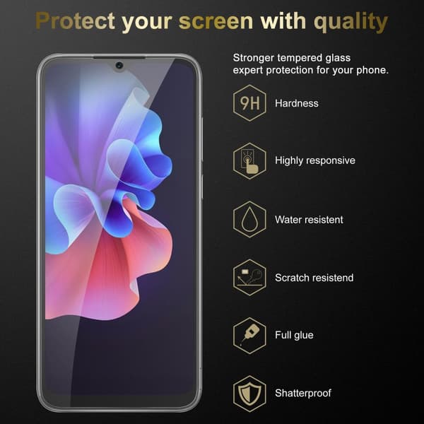 3x Blackview A55 PRO Karkaistu lasi / Suojalasi näytönsuoja Suojakalvo 9H kovuudella ja 3D Touch -yhteensopivuudella