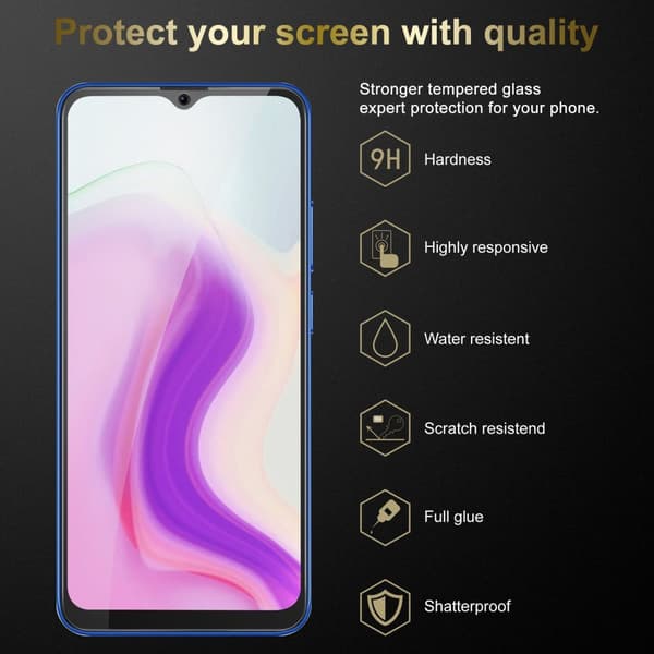 3x Blackview A70 / A70 PRO Karkaistu lasi / Suojalasi näytönsuoja Suojakalvo 9H kovuudella ja 3D Touch -yhteensopivuudella