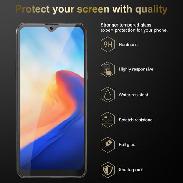 3x Blackview A80s Karkaistu lasi / Suojalasi näytönsuoja Suojakalvo 9H kovuudella ja 3D Touch -yhteensopivuudella