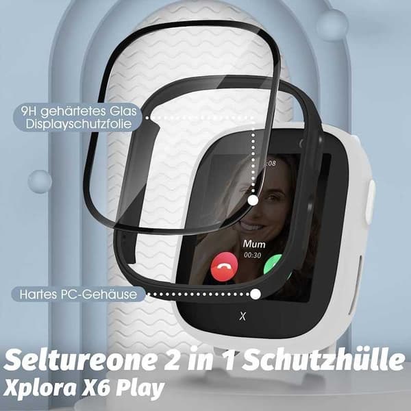 Xplora 5 Play Full Cover Shell 9H karkaistulla lasilla