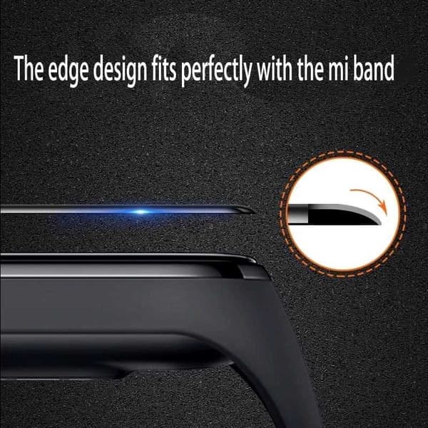 2-PACK Xiaomi Mi Band 7 / 7 NFC FullFrame 3D Härdat Glas 0.2mm 9H