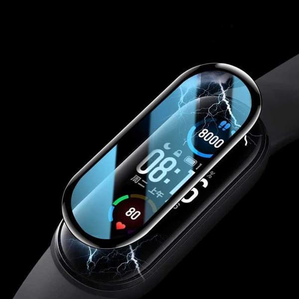 2-PACK Xiaomi Mi Band 7 / 7 NFC FullFrame 3D Härdat Glas 0.2mm 9H