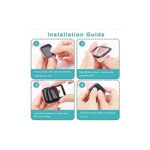 2-PACK Xiaomi Mi Band 7 / 7 NFC FullFrame 3D Härdat Glas 0.2mm 9H