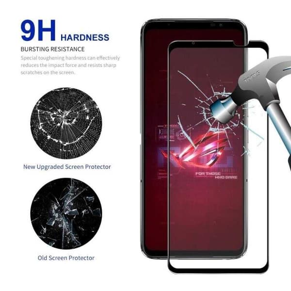 Asus Rog Phone 7 Ultimate FullFrame 0,26 mm 2,5D 9H hærdet glas