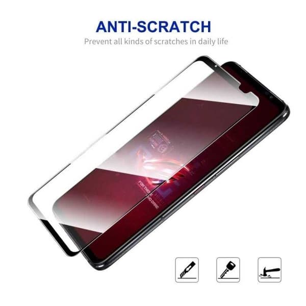 Asus Rog Phone 7 FullFrame 0,26 mm 2,5D 9H hærdet glas