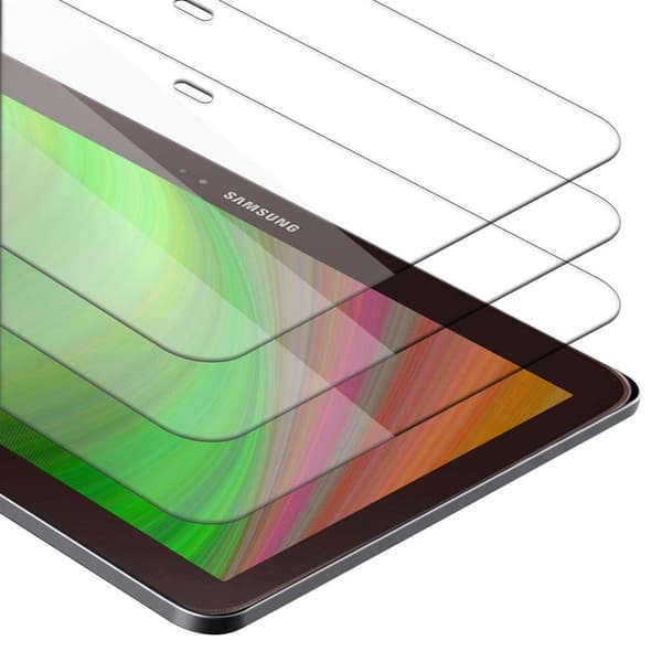 3x Samsung Galaxy Tab 3 (10.1 Tulli) Karkaistu lasi / Suojalasi näytönsuoja Samsung Galaxy Tab 3 (10.1 Tulli) 3-pack Suojakalvo näytön 9H kovuudella