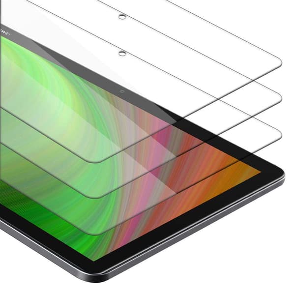 3x Huawei MediaPad M5 LITE 10 (10.1 Tulli) Karkaistu lasi / Suojalasi näytönsuoja Huawei MediaPad M5 LITE 10 (10.1 Tulli) 3-pack Suojakalvo näytön 9H