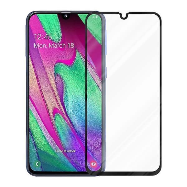 Samsung Galaxy A40 Karkaistu lasi / Suojalasi näytönsuoja Fullscreen Armour Film näytön suojakalvo 9H kovuudella ja 3D Touch