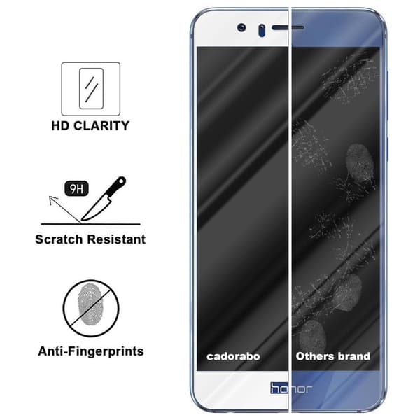 Honor 8 / 8 PREMIUM Karkaistu lasi / Suojalasi näytönsuoja Fullscreen Armour Film näytön suojakalvo 9H kovuudella ja 3D Touch