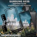 Miniatyrbild 4 av 5: 2-Pack Samsung A03s Skärmskydd & 2-Pack linsskydd - Härdat Glas 9H - Super kvalitet 3D