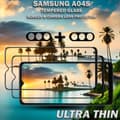 Miniatyrbild 5 av 5: 2-Pack Samsung A04s Skärmskydd & 2-Pack linsskydd - Härdat Glas 9H - Super kvalitet 3D