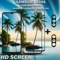 Miniatyrbild 2 av 5: 2-Pack Samsung A04s Skärmskydd & 2-Pack linsskydd - Härdat Glas 9H - Super kvalitet 3D