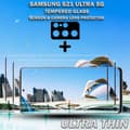 Miniatyrbild 5 av 5: 2-Pack Samsung S21 Ultra (5G) Skärmskydd & 1-Pack linsskydd - Härdat Glas 9H - Super kvalitet 3D