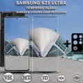 Miniatyrbild 1 av 5: 1-Pack Samsung S21 Ultra Skärmskydd & 1-Pack linsskydd - Härdat Glas 9H - Super kvalitet 3D