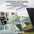 Miniatyrbild 4 av 5: 2-Pack Samsung S21 Ultra Skärmskydd & 1-Pack linsskydd - Härdat Glas 9H - Super kvalitet 3D