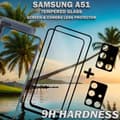 Miniatyrbild 3 av 5: 2-Pack Samsung A51 Skärmskydd & 2-Pack linsskydd - Härdat Glas 9H - Super kvalitet 3D