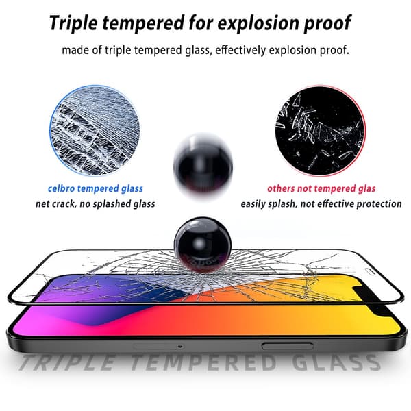 2-Pack - 9D Skärmskydd OnePlus 9 (6.55")- Härdat Glas