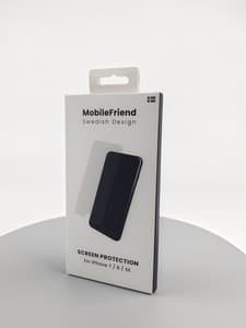 2-PACK - MobileFriend Tempered Glass iPhone 7/8/SE Transparent
