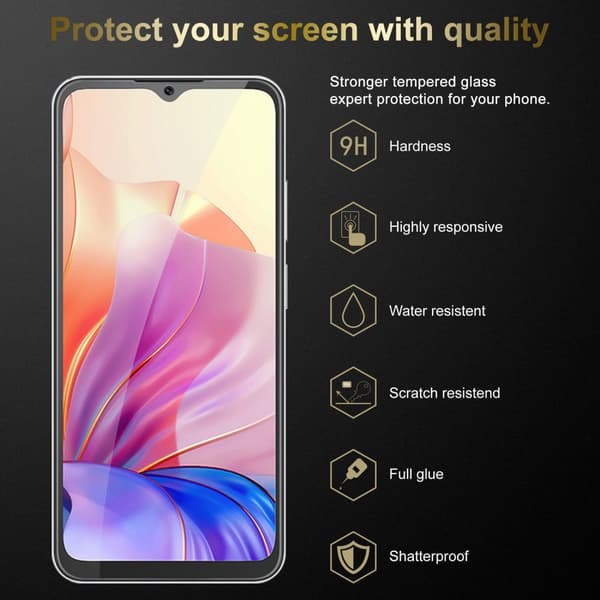 3x Oscal C80 Karkaistu lasi / Suojalasi näytönsuoja Suojakalvo 9H kovuudella ja 3D Touch -yhteensopivuudella