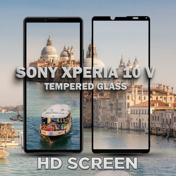 Sony Xperia 10 V - Härdat Glas 9H - Super Kvalitet 3D Skärmskydd