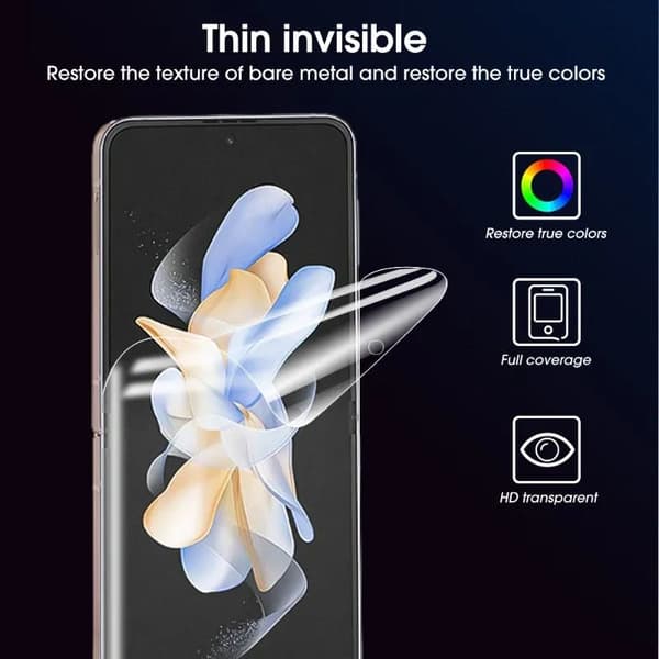 Samsung Galaxy Z Flip 5 skjermbeskytter hydrogelfilm - 3 stk
