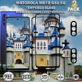 Miniatyrbild 1 av 5: 2-Pack Motorola Moto G51 (5G) Skärmskydd & 2-Pack linsskydd - Härdat Glas 9H - Super kvalitet 3D