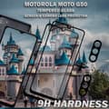 Miniatyrbild 3 av 5: 2-Pack Motorola Moto G50 Skärmskydd & 2-Pack linsskydd - Härdat Glas 9H - Super kvalitet 3D
