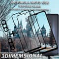 Miniatyrbild 4 av 5: 2-Pack Motorola Moto G50 Skärmskydd & 2-Pack linsskydd - Härdat Glas 9H - Super kvalitet 3D