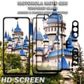 Miniatyrbild 2 av 5: 2-Pack Motorola Moto G50 Skärmskydd & 2-Pack linsskydd - Härdat Glas 9H - Super kvalitet 3D