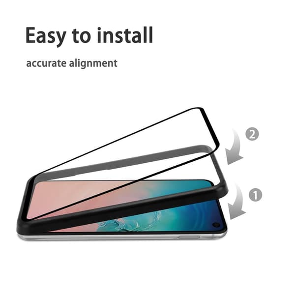 3x Skjermbeskytter Skärmskyddtil til Samsung Galaxy S10e Herdet Skjermglass Full Screen med installasjonsveiledning