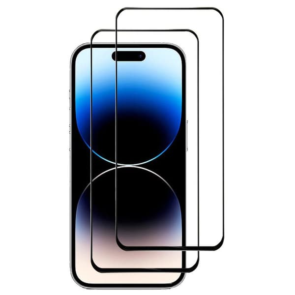 2-pak 5D glas skærmbeskytter Apple iPhone 15