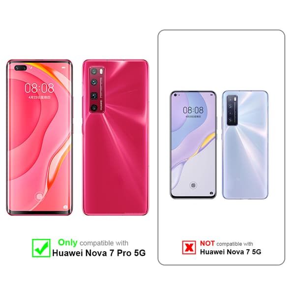 3x Huawei NOVA 7 PRO 5G Karkaistu lasi / Suojalasi näytönsuoja Suojakalvo 9H kovuudella ja 3D Touch -yhteensopivuudella