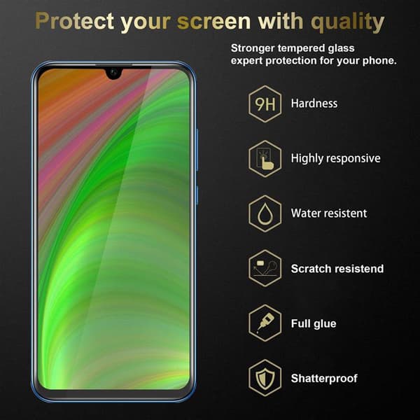 3x Honor 20e Karkaistu lasi / Suojalasi näytönsuoja Suojakalvo 9H kovuudella ja 3D Touch -yhteensopivuudella