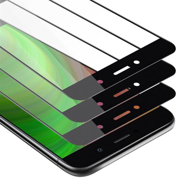 3x Huawei Enjoy 7 PLUS Suojakalvo Karkaistu lasi / Suojalasi näytönsuoja 3-pack näyttölasia 9H kovuudella ja 3D Touchin kanssa fullscreen
