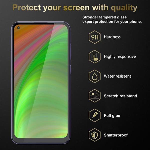 3x Samsung Galaxy A11 / M11 Suojakalvo Karkaistu lasi / Suojalasi näytönsuoja 3-pack näyttölasia 9H kovuudella ja 3D Touchin kanssa fullscreen
